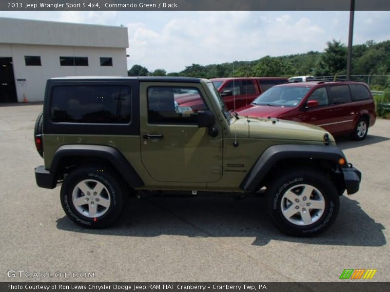 Commando Green / Black 2013 Jeep Wrangler Sport S 4x4