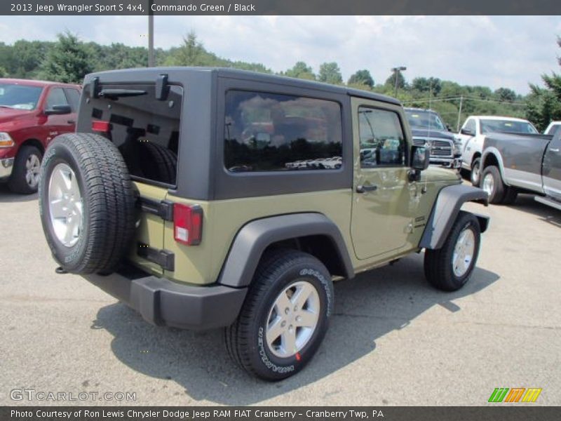 Commando Green / Black 2013 Jeep Wrangler Sport S 4x4