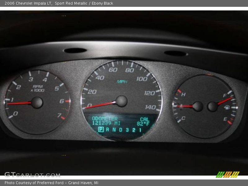 Sport Red Metallic / Ebony Black 2006 Chevrolet Impala LT