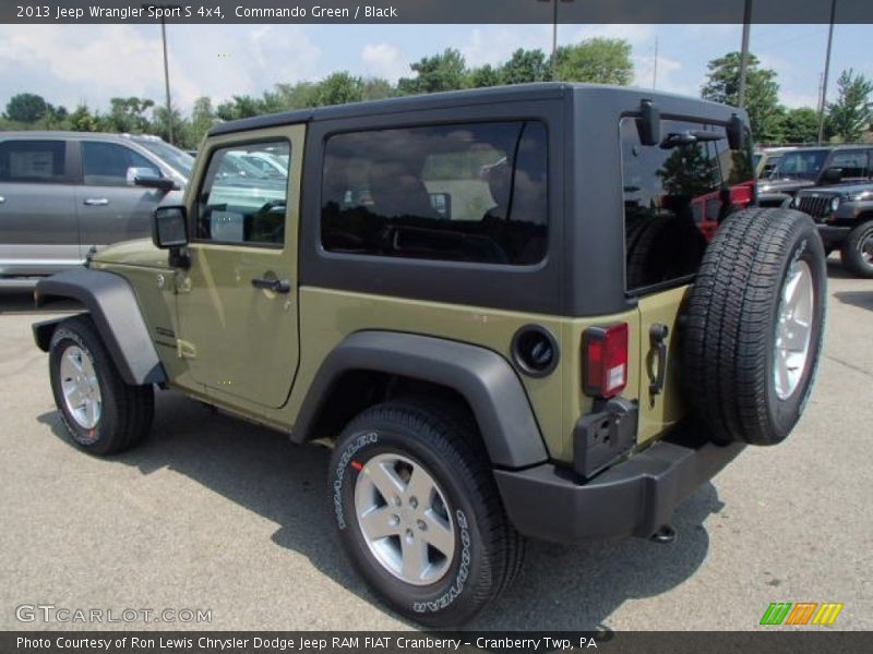 Commando Green / Black 2013 Jeep Wrangler Sport S 4x4