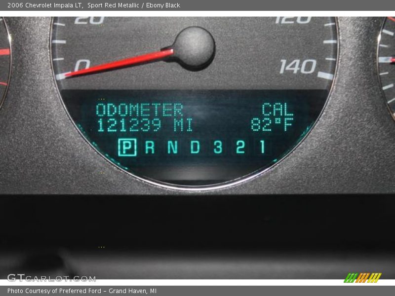 Sport Red Metallic / Ebony Black 2006 Chevrolet Impala LT