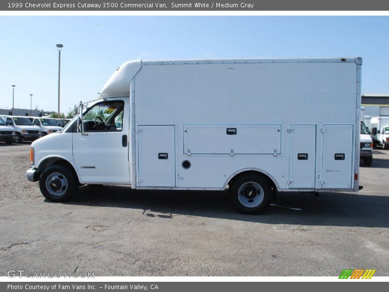 Summit White / Medium Gray 1999 Chevrolet Express Cutaway 3500 Commercial Van