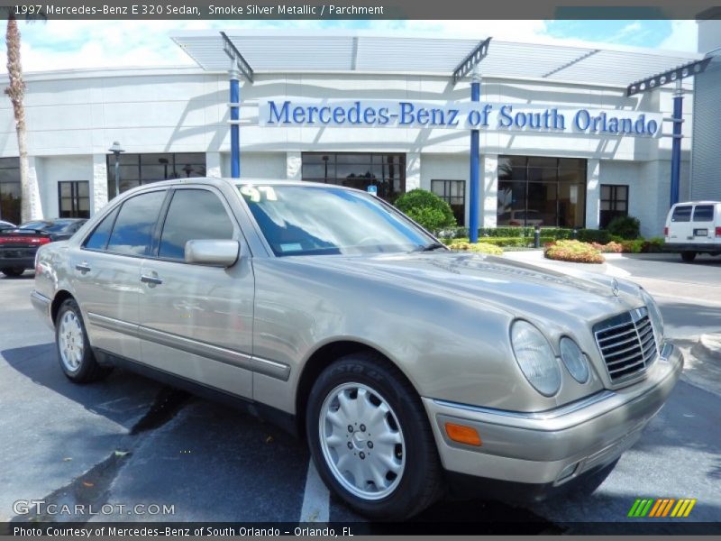 Smoke Silver Metallic / Parchment 1997 Mercedes-Benz E 320 Sedan