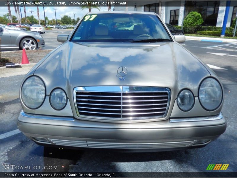 Smoke Silver Metallic / Parchment 1997 Mercedes-Benz E 320 Sedan