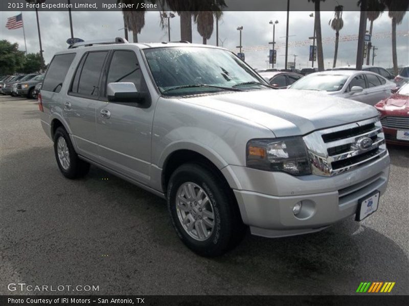 Ingot Silver / Stone 2013 Ford Expedition Limited
