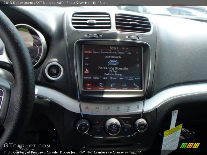 Bright Silver Metallic / Black 2013 Dodge Journey SXT Blacktop AWD