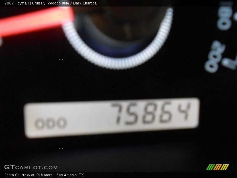 Voodoo Blue / Dark Charcoal 2007 Toyota FJ Cruiser