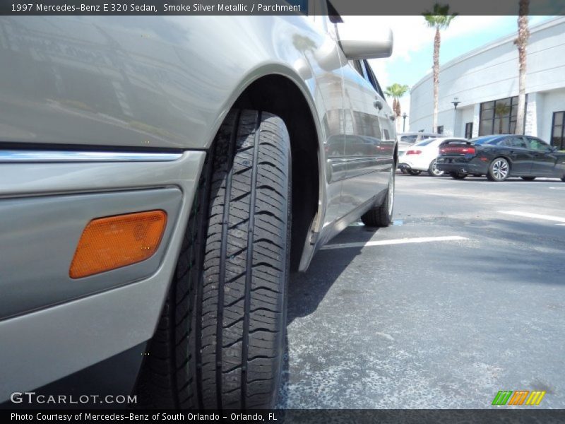 Smoke Silver Metallic / Parchment 1997 Mercedes-Benz E 320 Sedan