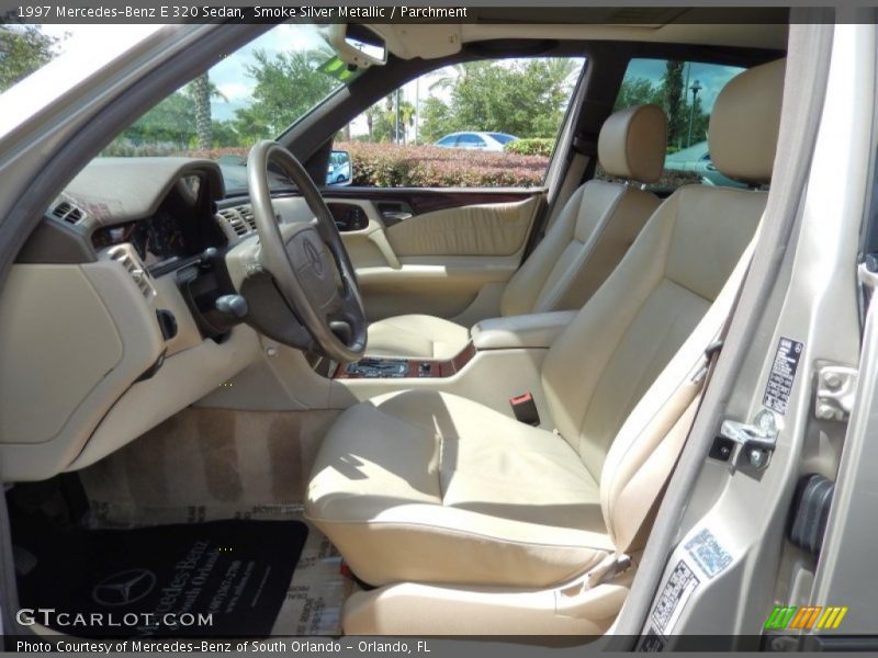Smoke Silver Metallic / Parchment 1997 Mercedes-Benz E 320 Sedan