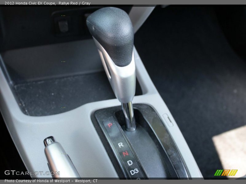Rallye Red / Gray 2012 Honda Civic EX Coupe