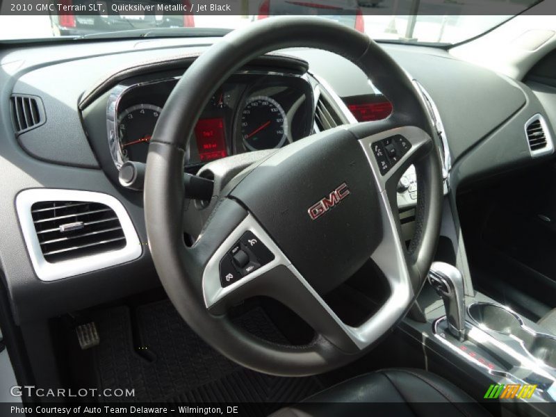 Quicksilver Metallic / Jet Black 2010 GMC Terrain SLT