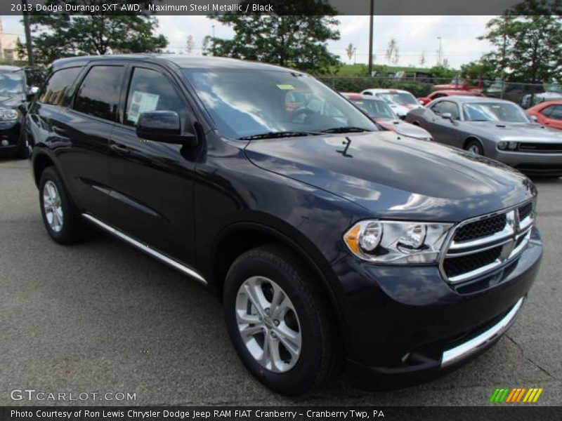 Maximum Steel Metallic / Black 2013 Dodge Durango SXT AWD