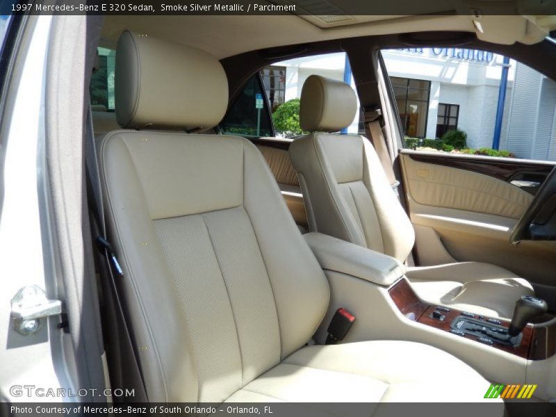 Smoke Silver Metallic / Parchment 1997 Mercedes-Benz E 320 Sedan