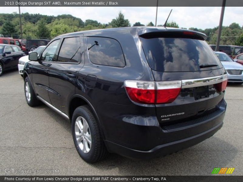 Maximum Steel Metallic / Black 2013 Dodge Durango SXT AWD