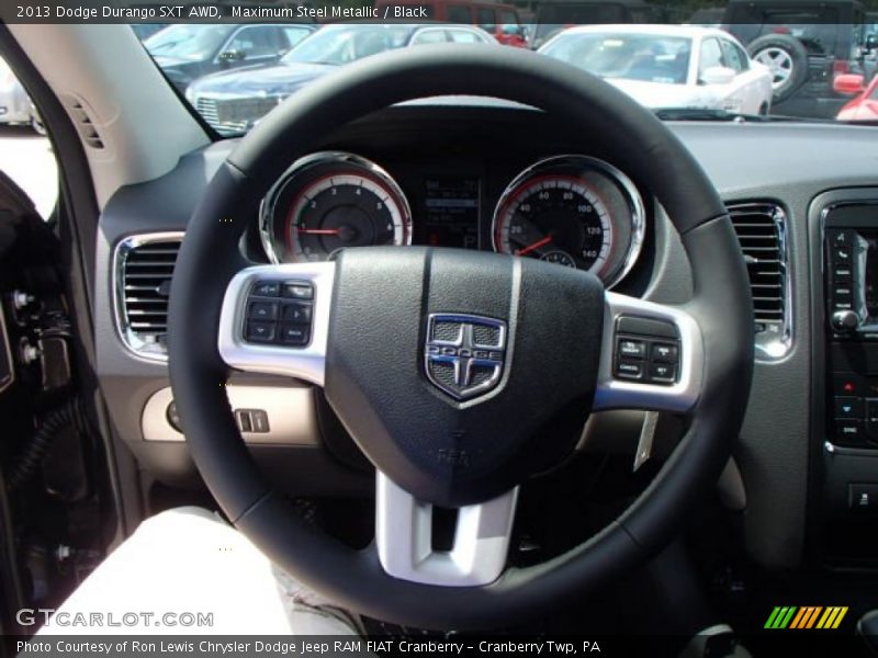 Maximum Steel Metallic / Black 2013 Dodge Durango SXT AWD