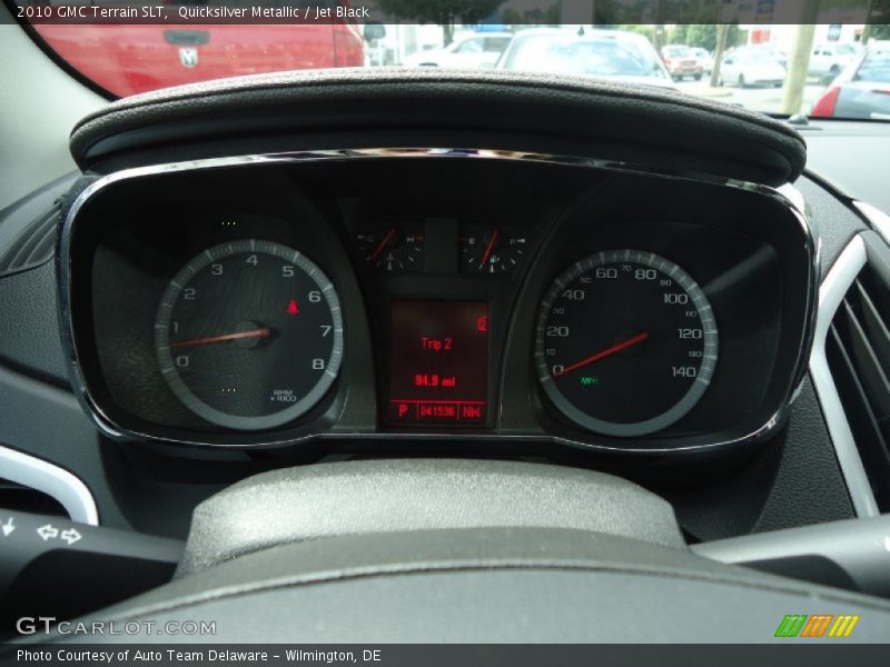 Quicksilver Metallic / Jet Black 2010 GMC Terrain SLT