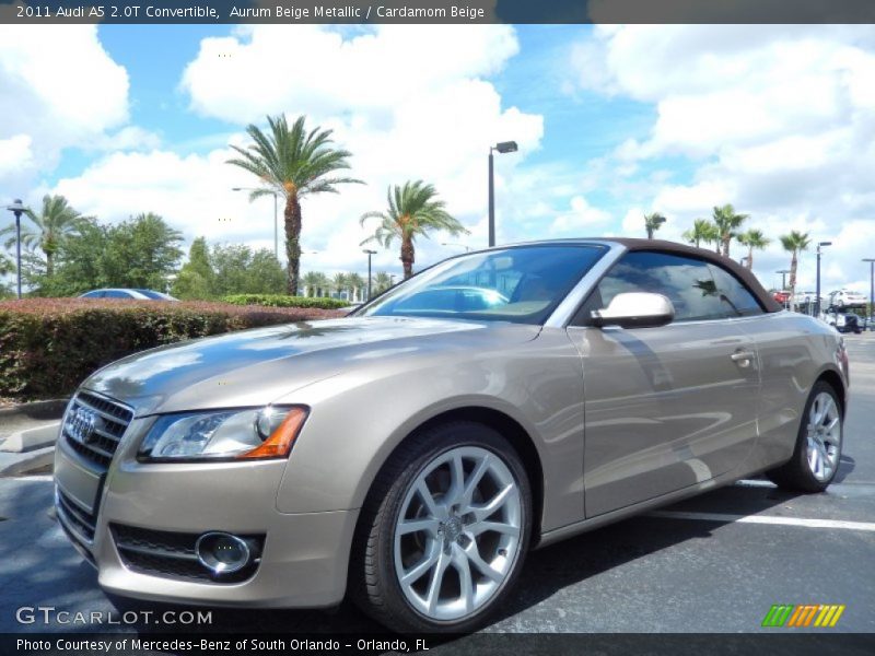 Front 3/4 View of 2011 A5 2.0T Convertible