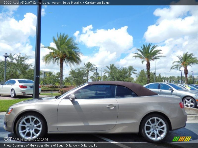  2011 A5 2.0T Convertible Aurum Beige Metallic