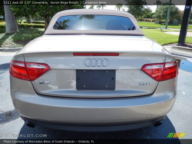 Aurum Beige Metallic / Cardamom Beige 2011 Audi A5 2.0T Convertible