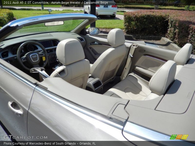 Aurum Beige Metallic / Cardamom Beige 2011 Audi A5 2.0T Convertible