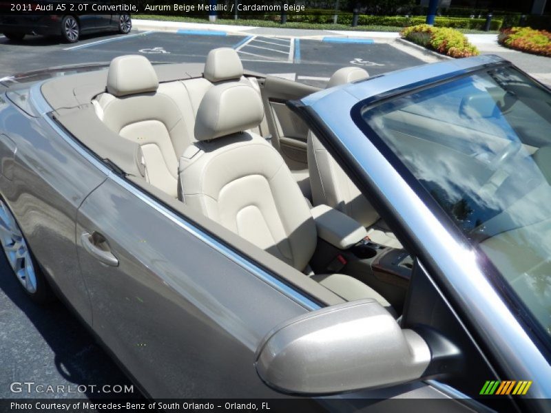 Aurum Beige Metallic / Cardamom Beige 2011 Audi A5 2.0T Convertible