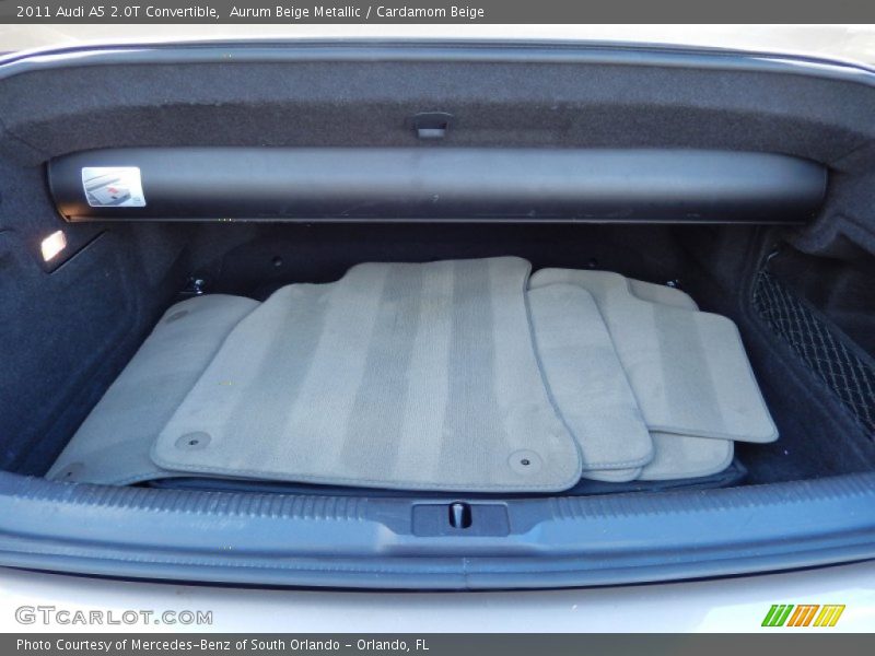 Aurum Beige Metallic / Cardamom Beige 2011 Audi A5 2.0T Convertible