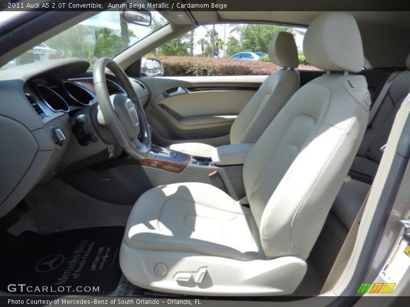 Aurum Beige Metallic / Cardamom Beige 2011 Audi A5 2.0T Convertible