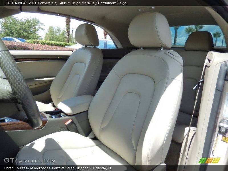 Aurum Beige Metallic / Cardamom Beige 2011 Audi A5 2.0T Convertible