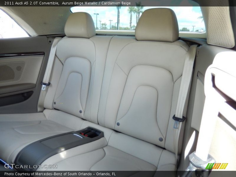Rear Seat of 2011 A5 2.0T Convertible