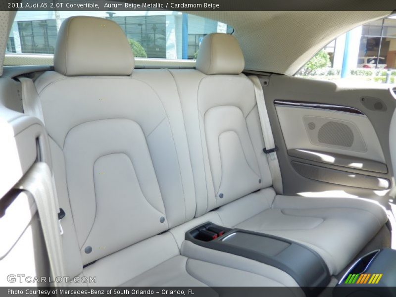 Rear Seat of 2011 A5 2.0T Convertible