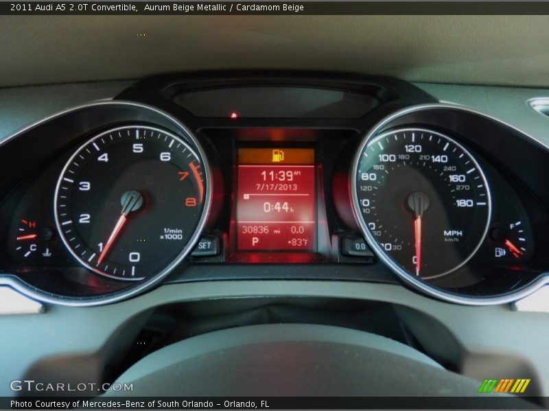  2011 A5 2.0T Convertible 2.0T Convertible Gauges