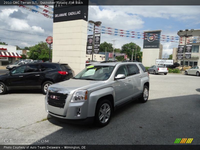 Quicksilver Metallic / Jet Black 2010 GMC Terrain SLT