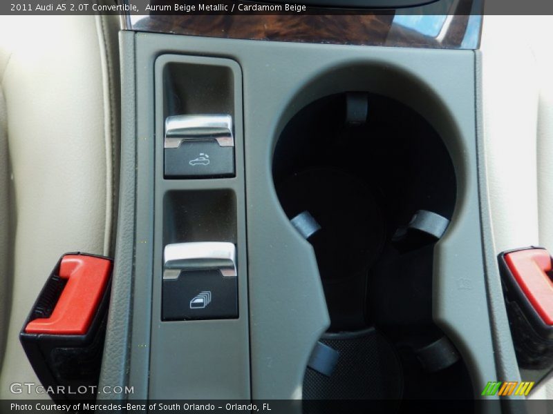 Aurum Beige Metallic / Cardamom Beige 2011 Audi A5 2.0T Convertible