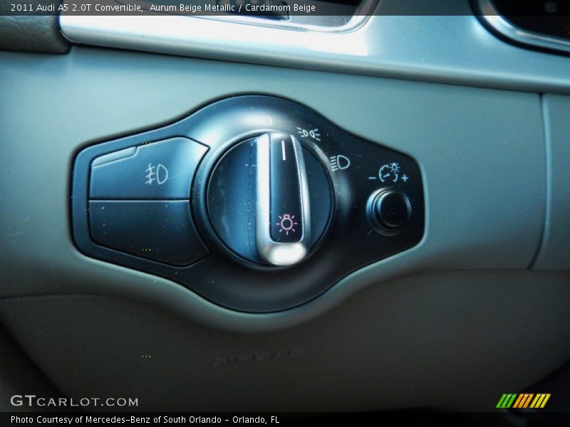 Controls of 2011 A5 2.0T Convertible