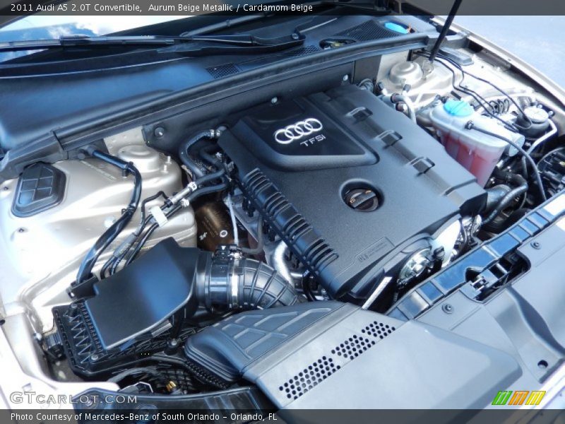  2011 A5 2.0T Convertible Engine - 2.0 Liter FSI Turbocharged DOHC 16-Valve VVT 4 Cylinder