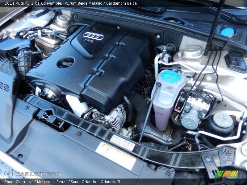  2011 A5 2.0T Convertible Engine - 2.0 Liter FSI Turbocharged DOHC 16-Valve VVT 4 Cylinder