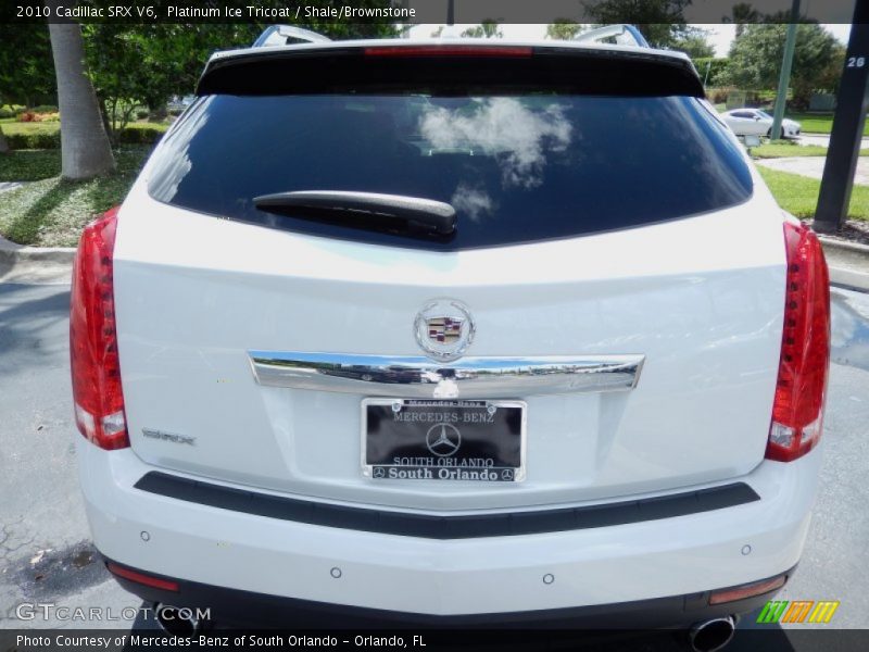 Platinum Ice Tricoat / Shale/Brownstone 2010 Cadillac SRX V6