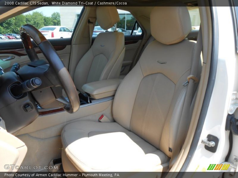 White Diamond Tri-Coat / Cashmere/Cocoa 2008 Cadillac CTS Sedan