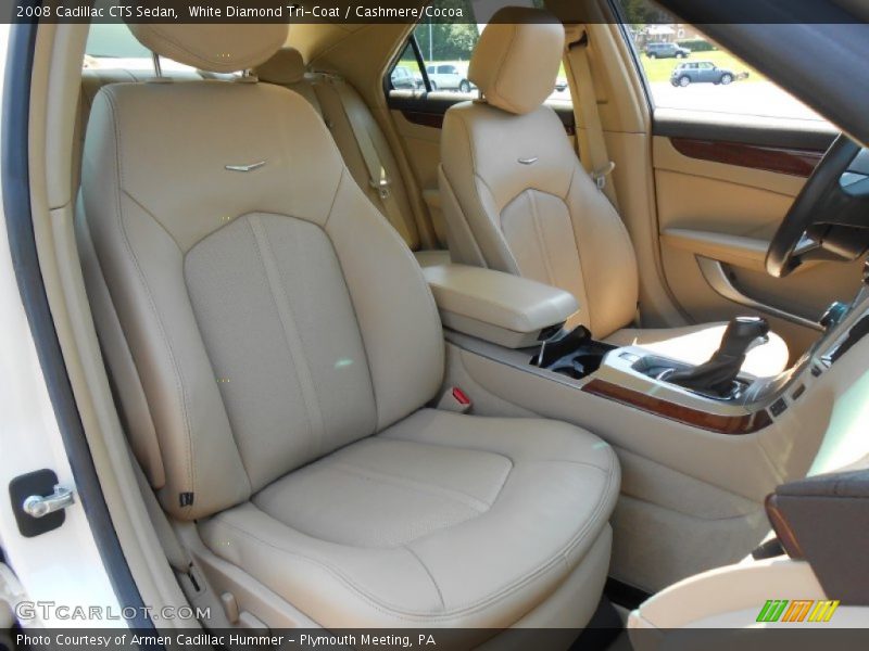 White Diamond Tri-Coat / Cashmere/Cocoa 2008 Cadillac CTS Sedan