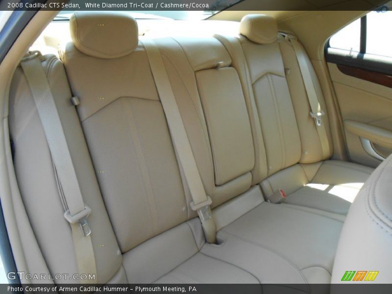White Diamond Tri-Coat / Cashmere/Cocoa 2008 Cadillac CTS Sedan