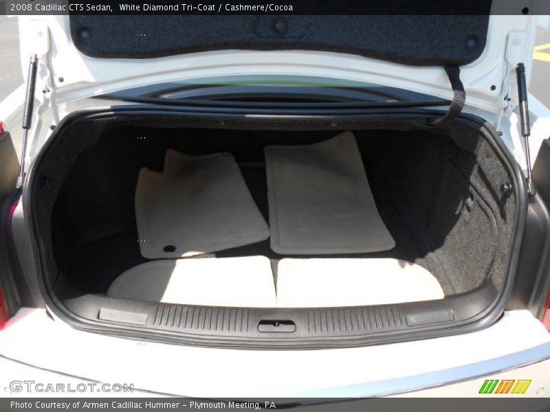 White Diamond Tri-Coat / Cashmere/Cocoa 2008 Cadillac CTS Sedan