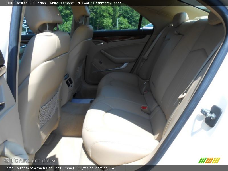White Diamond Tri-Coat / Cashmere/Cocoa 2008 Cadillac CTS Sedan