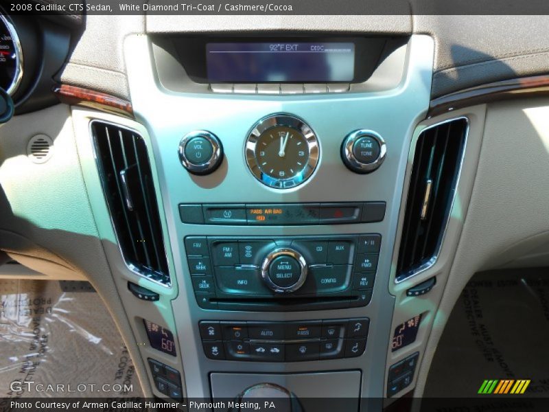 White Diamond Tri-Coat / Cashmere/Cocoa 2008 Cadillac CTS Sedan