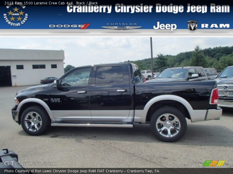 Black / Black 2013 Ram 1500 Laramie Crew Cab 4x4