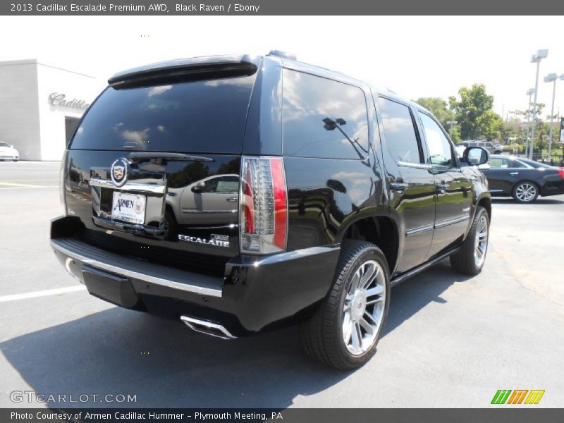 Black Raven / Ebony 2013 Cadillac Escalade Premium AWD