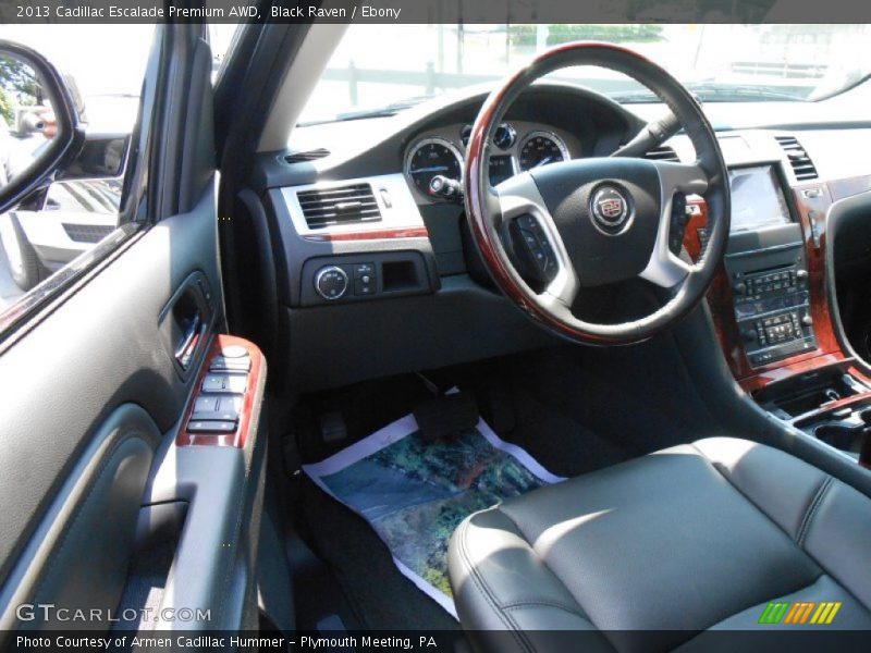 Black Raven / Ebony 2013 Cadillac Escalade Premium AWD