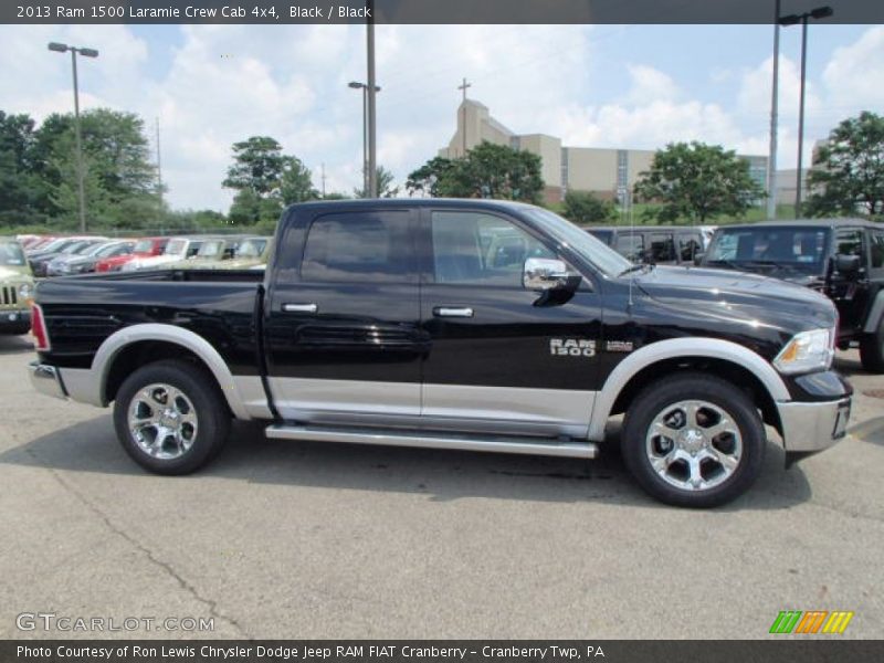 Black / Black 2013 Ram 1500 Laramie Crew Cab 4x4