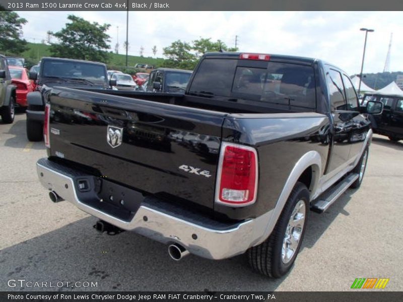 Black / Black 2013 Ram 1500 Laramie Crew Cab 4x4