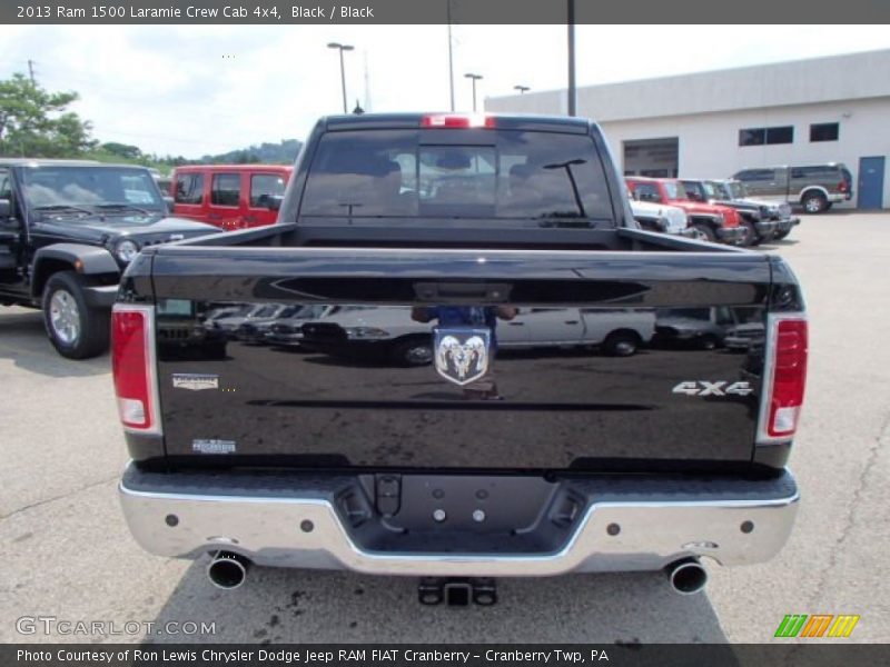 Black / Black 2013 Ram 1500 Laramie Crew Cab 4x4