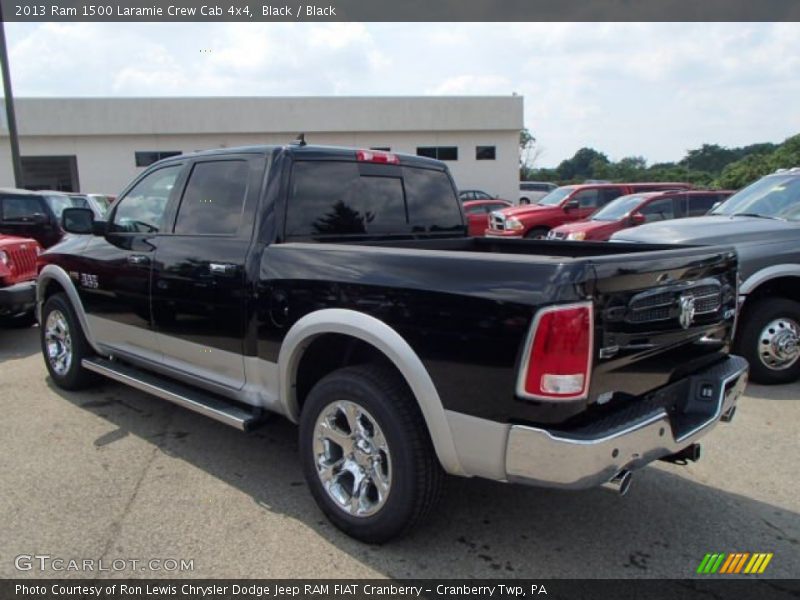 Black / Black 2013 Ram 1500 Laramie Crew Cab 4x4